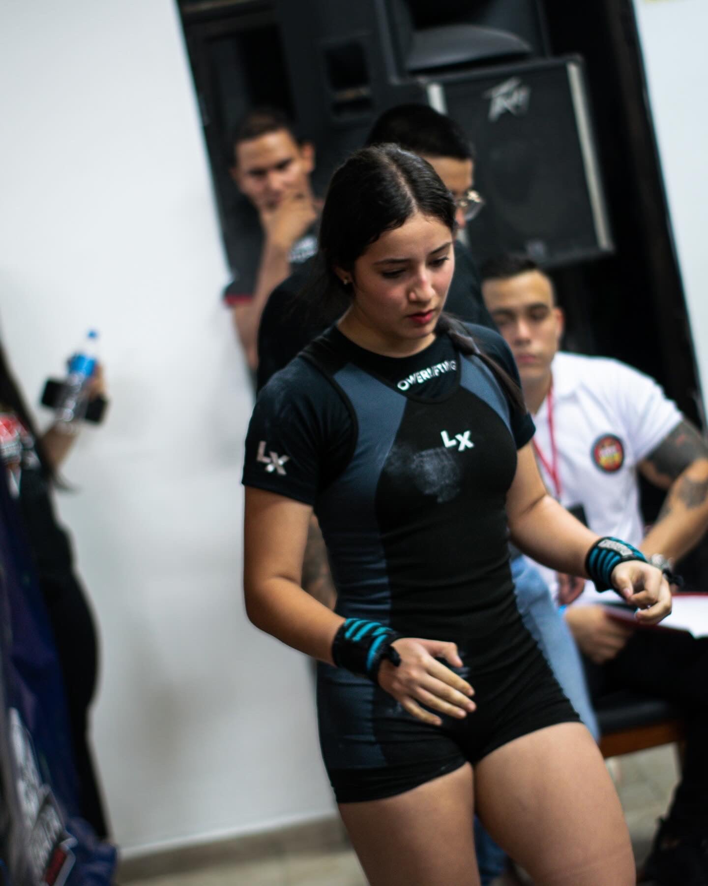 Singlet Titanium negro con gris