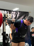 Singlet Power negro con morado