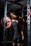 Singlet Titanium negro con dorado
