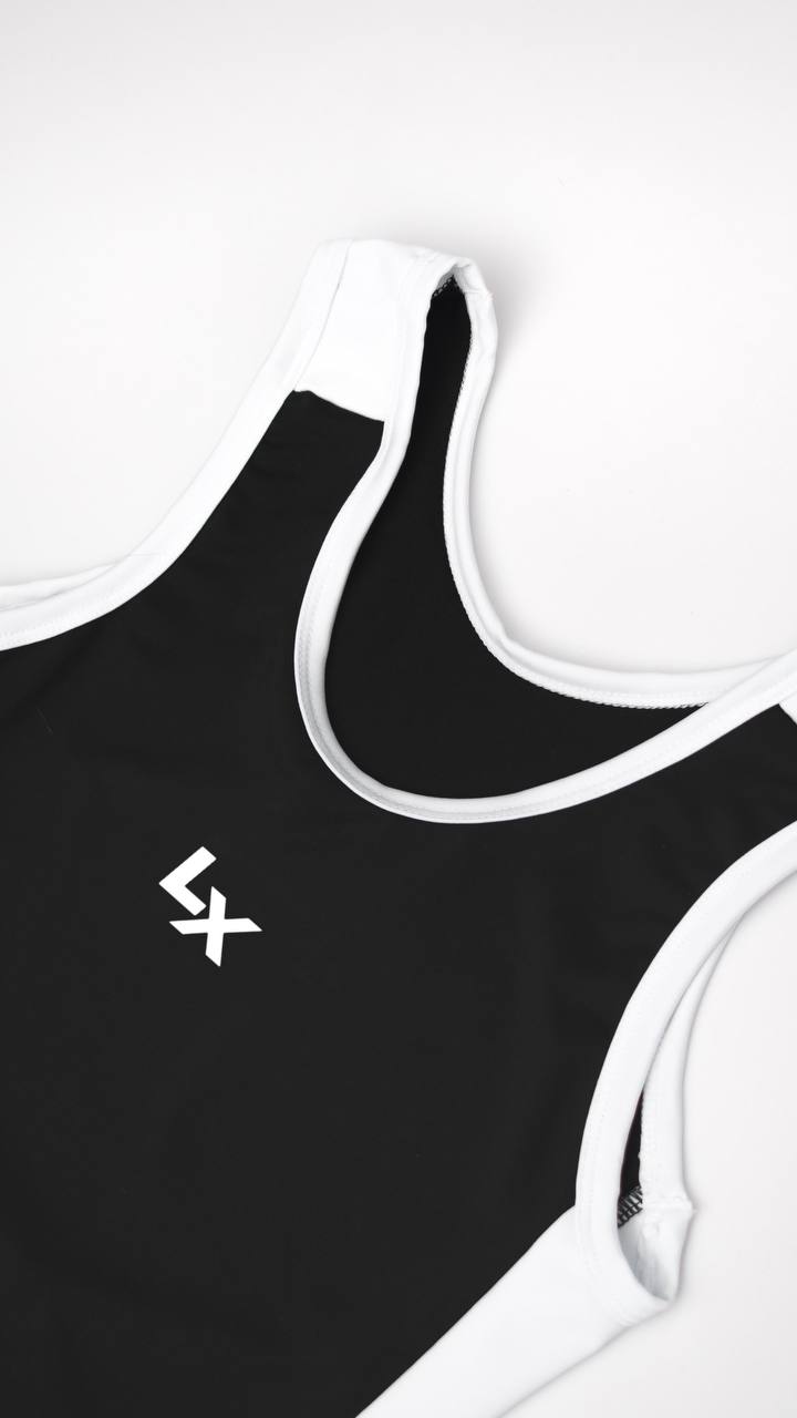 Singlet Power negro con blanco