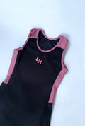 Singlet Power negro con rosado