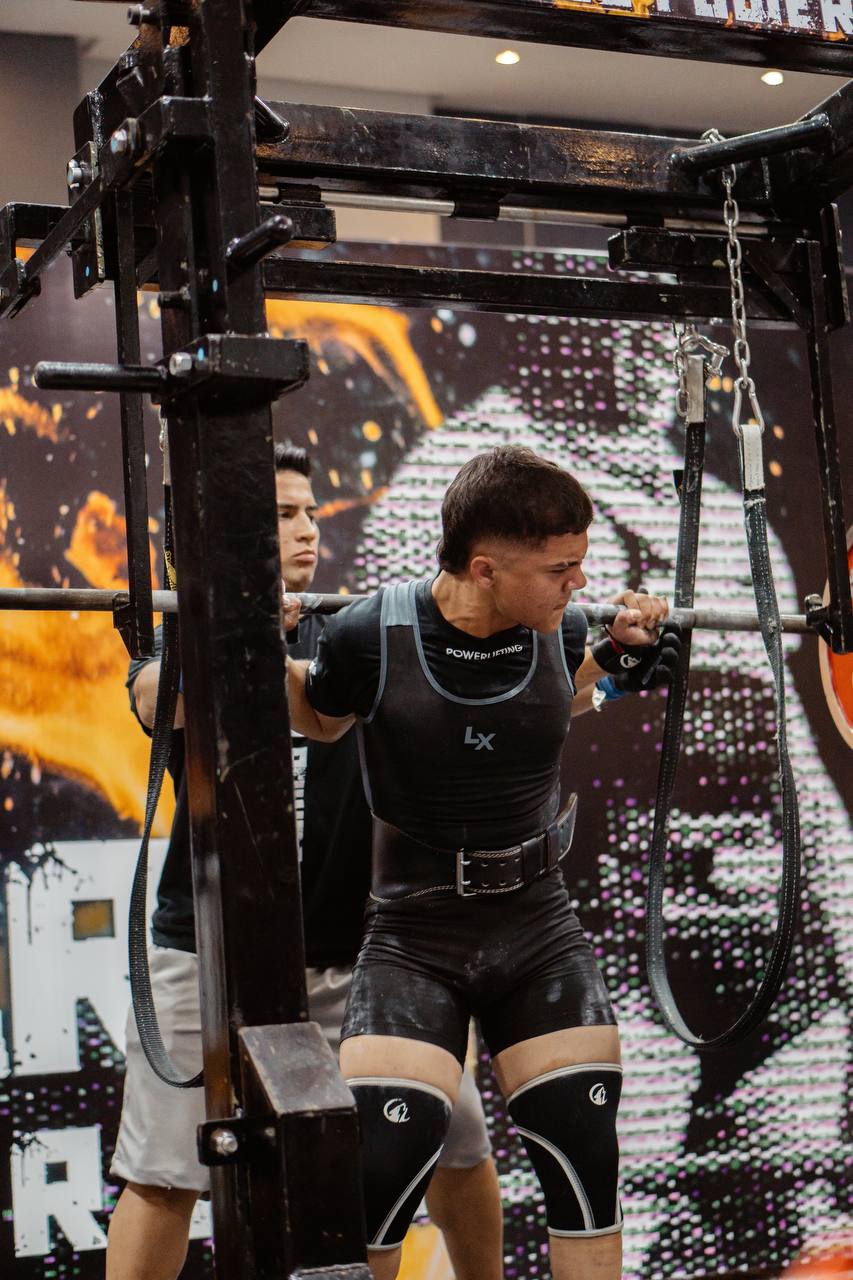 Singlet Power negro con gris